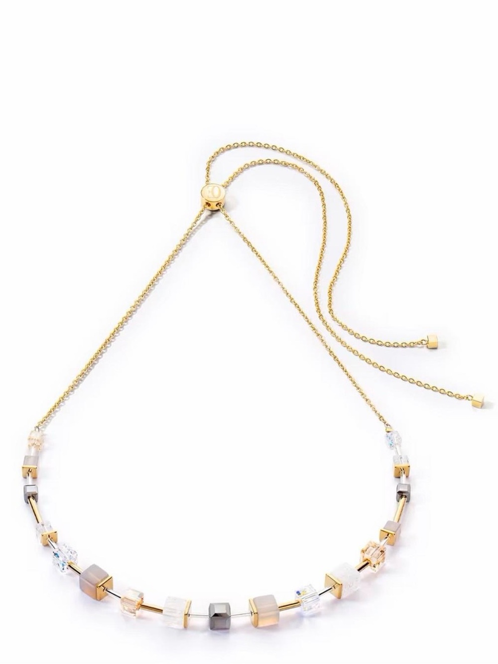 Coeur De Lion Rose Gold and neutral Pink Necklace